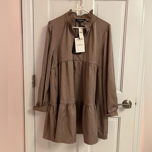 Tiered Babydoll Mini Dress - Medium